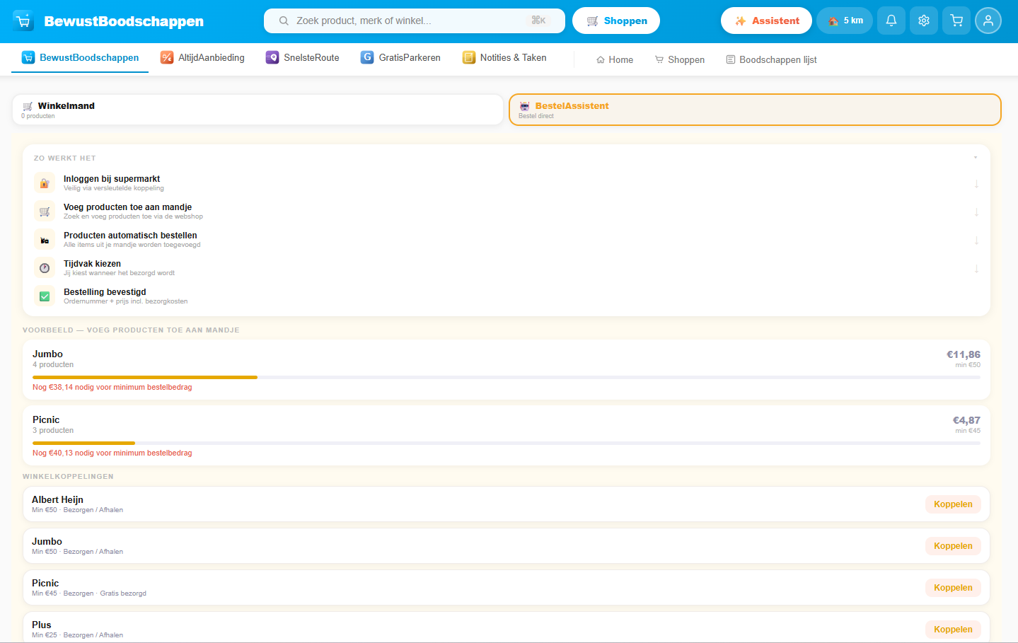 BestelAssistent desktop